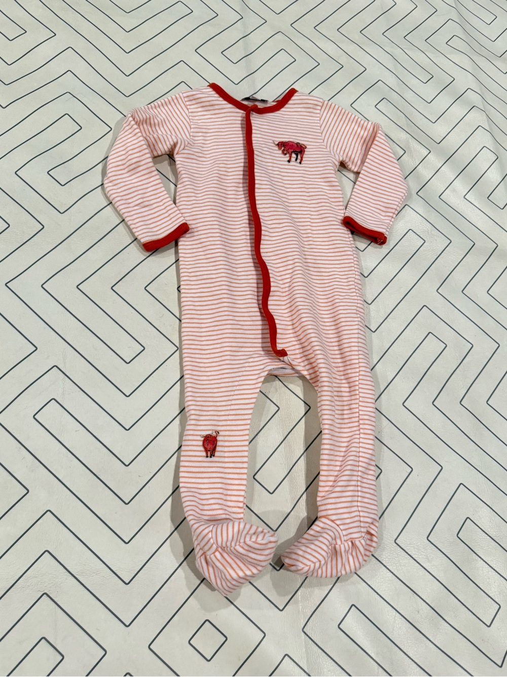 Magnolia Baby Striped Longhorn Pajama